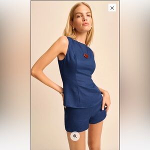 Reformation Eliana Two Piece Set Size 4